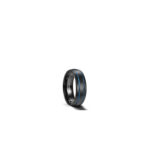 Greenpod Black Tungsten Ring for Men