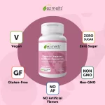 EZ Melts Energy Memory & Mood Enhancer Methylated B Complex Vegan Zero Sugar - Image 2
