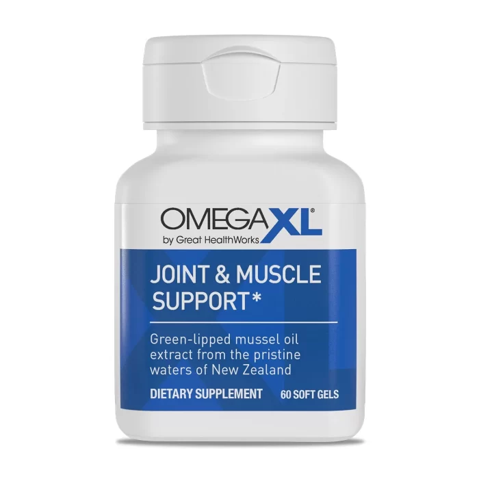Omega XL 60ct by Great HealthWorks: Small, Potent, Joint Pain Relief - Omega-3 - Image 1