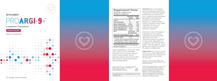 Synergy ProArgi-9 Plus L-Arginine - Image 3