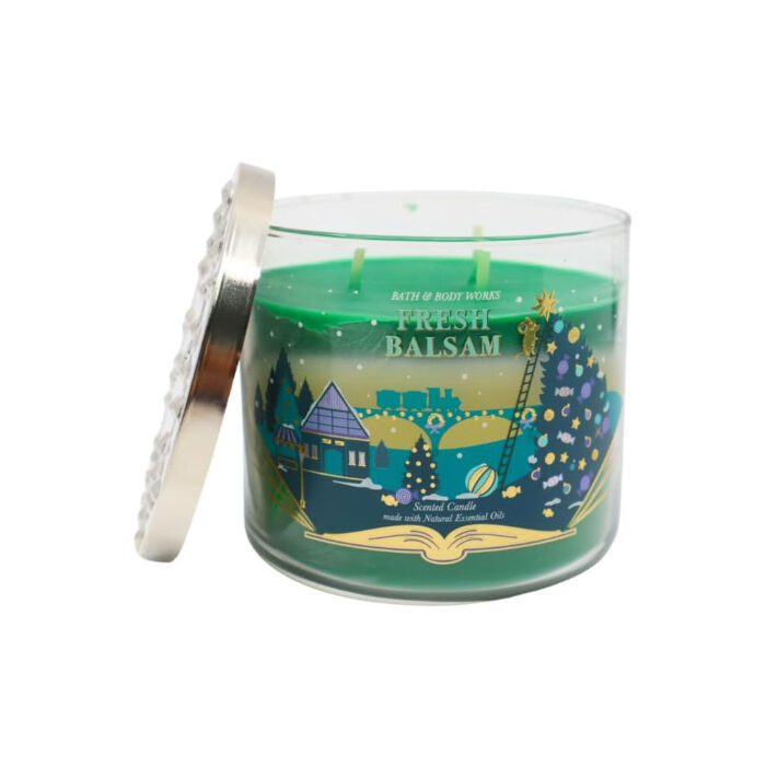 Fresh Balsam 3-Wick Candle Christmas 2023 - Image 1