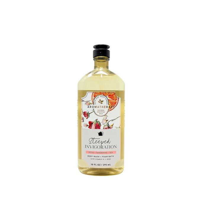 Steeped Invigoration Rose + Tangerine + Tea Body Wash - Image 1