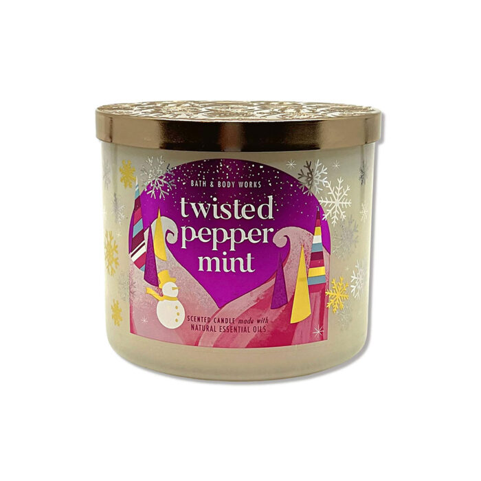Twisted Peppermint - 3-Wick Candle - Image 1