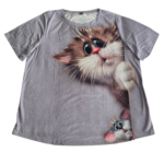 Cute Kittie and Mouse Women’s Graphic Tee!